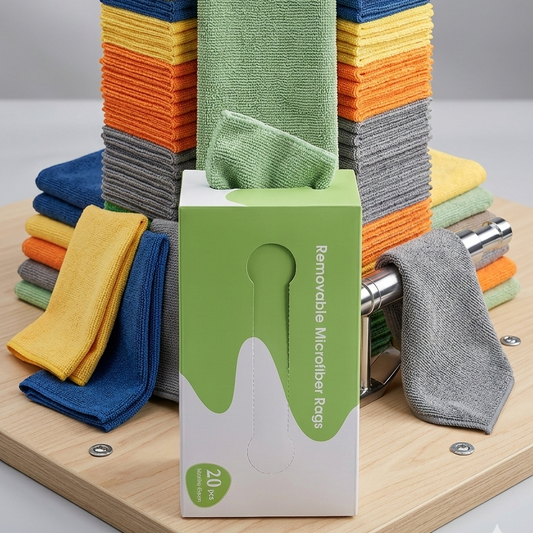 Premium Microfiber Cleaning Towel Pack of 20 Pieces