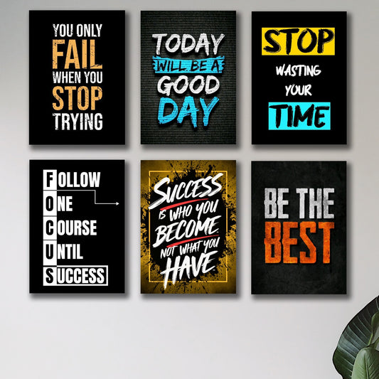 Set of 6 Premium Wall Art Photo Tiles
