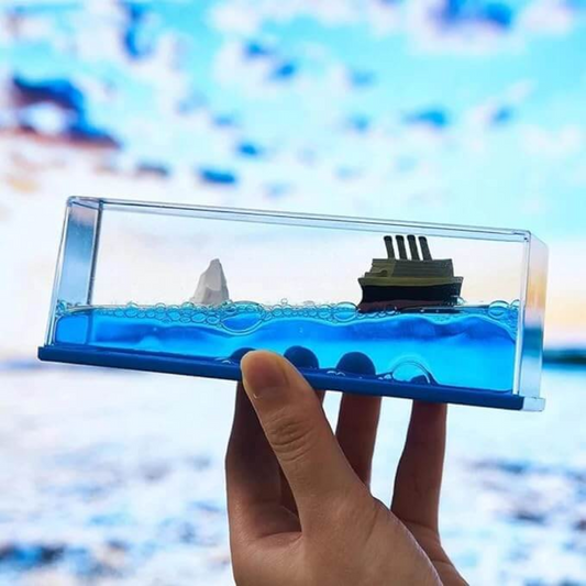 Titanic Unsinkable Fluid Drift Bottle